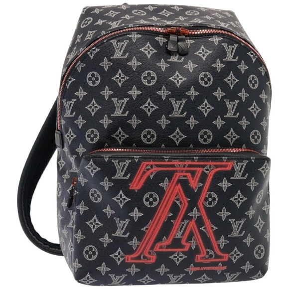 Louis Vuitton Handbags - LOUIS VUITTON Monogram Ink Apollo Backpack Navy Red White M43676 LV Auth 74436SA